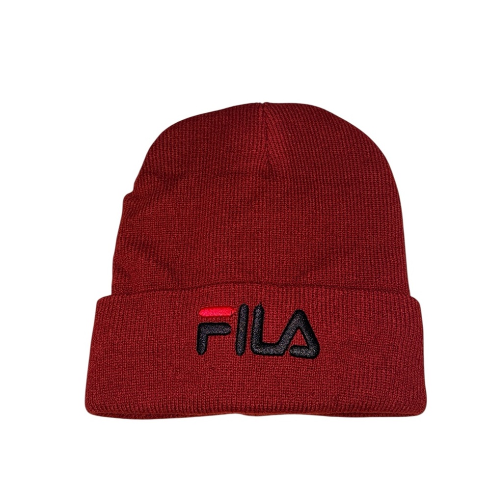 Fila Burgundy Knit Beanie